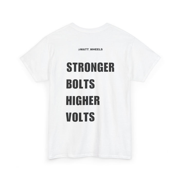 Stronger Bolts Graphic Tee for Energy Enthusiasts
