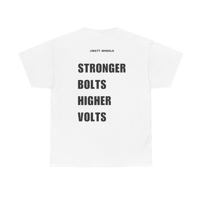 Stronger Bolts Graphic Tee for Energy Enthusiasts