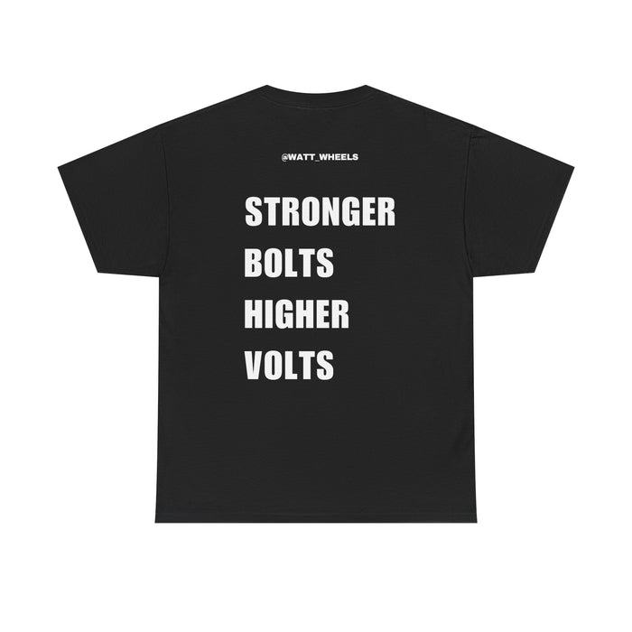 Stronger Bolts Graphic Tee for Energy Enthusiasts